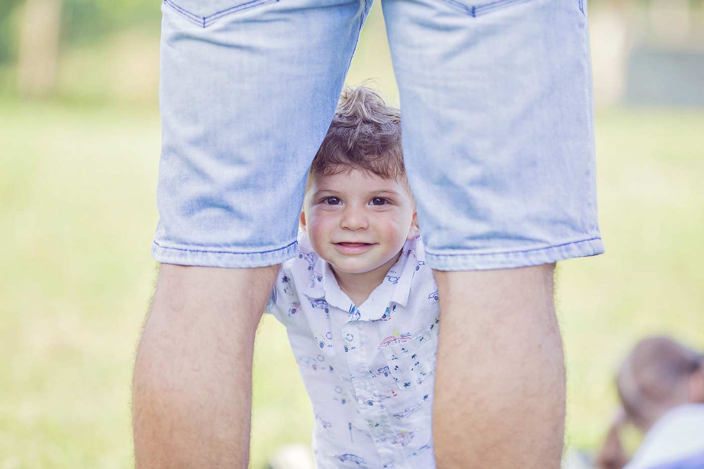 foto bambino con il papà